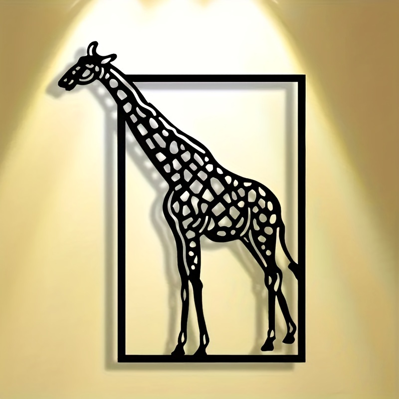 Art Craft Bar - Abstract giraffe metal wall art Halloween