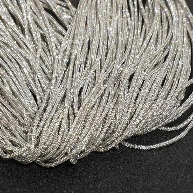Art Craft Material - Rhinestone Crystal Shoelaces & Hoodie Drawstrings