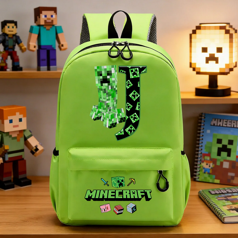 Art Craft Material - Miner Crafting Pixel Primary School Bag