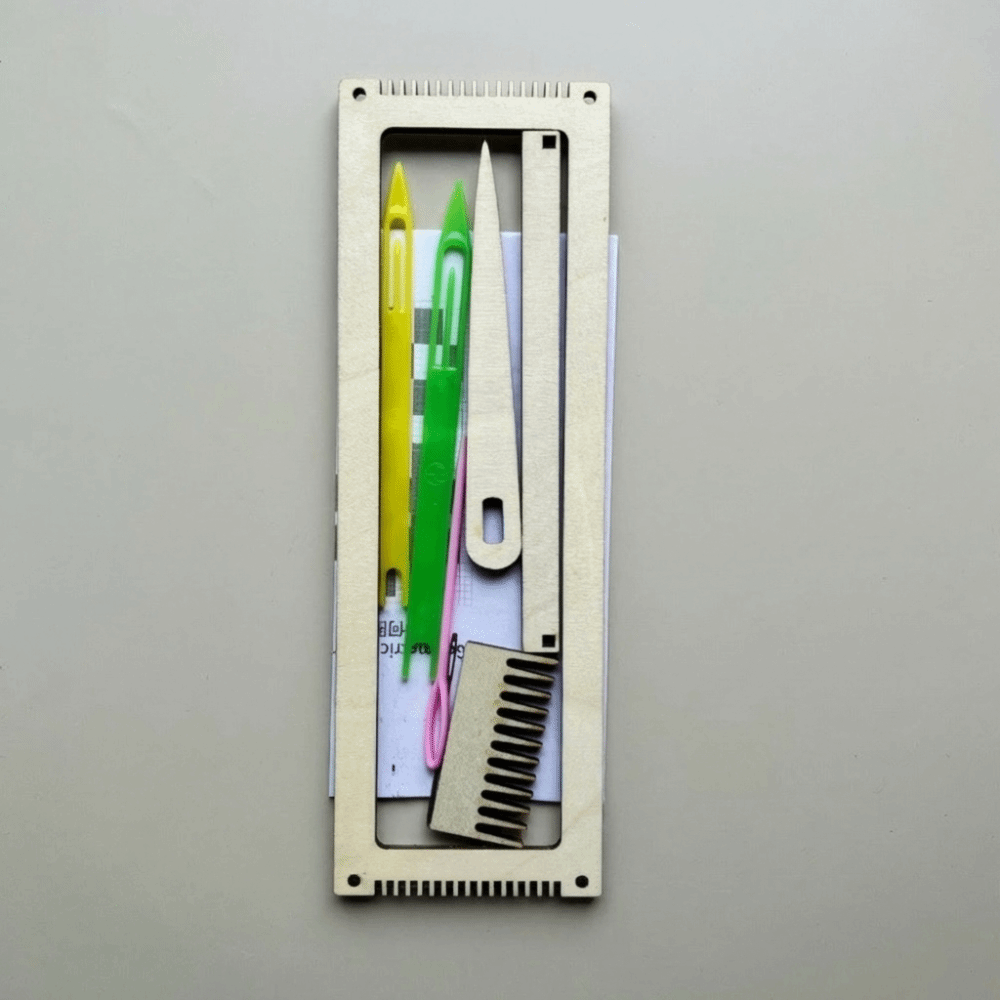 Loom Weaving Frame - Wooden Mini Loom Machine Lightweight DIY