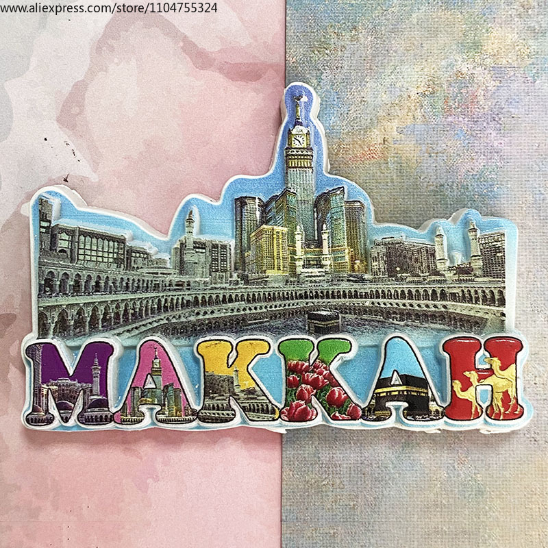 Art Craft Magnet - Mecca 3D refrigerator magnet Tourist souvenirs