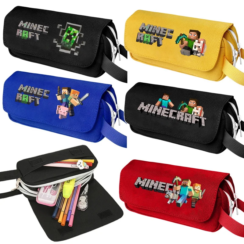 Art Craft Material - Miner Crafting Pixel Series Pencil Case