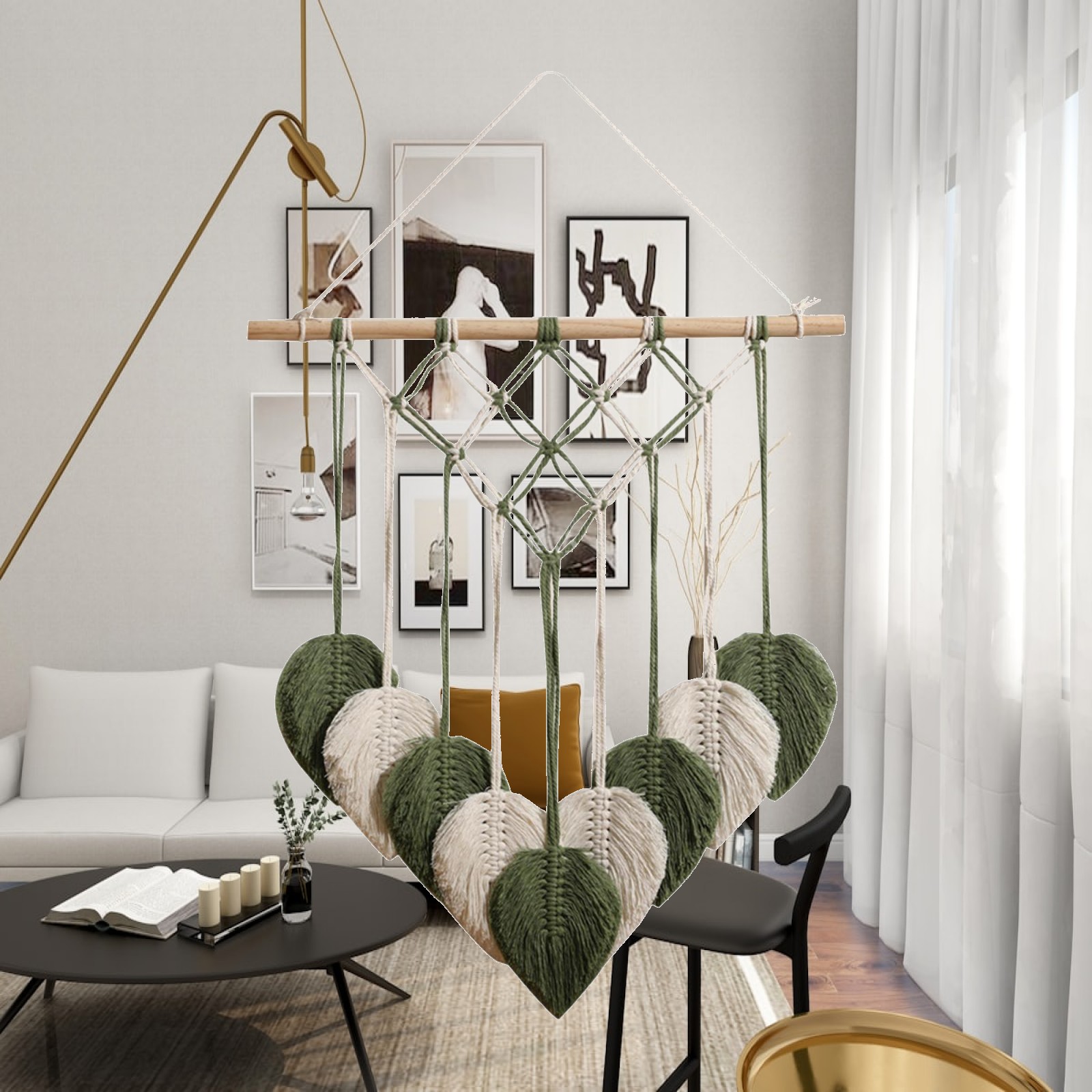 Art And Craft For Nursery - Woven Tapestry Macrame Wall Hanging Boho