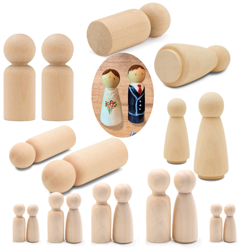 Art And Craft For Nursery - Bộ 5 Chưa Hoàn Thành Gỗ