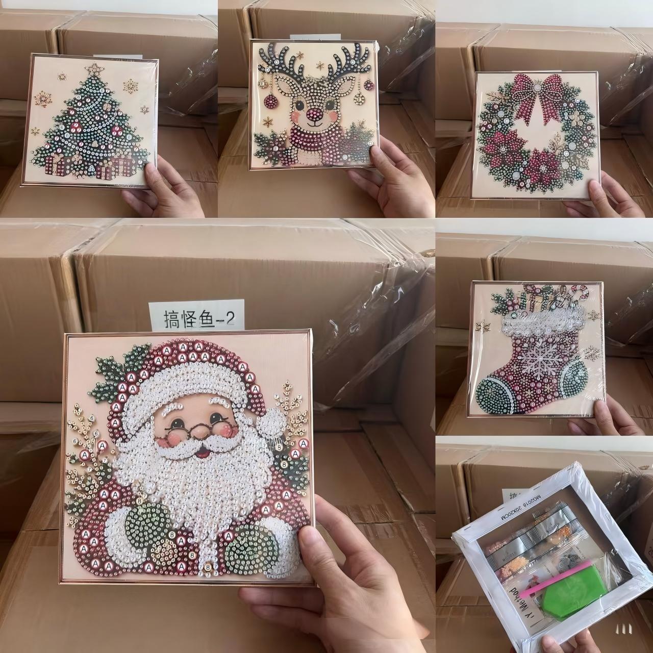 Art Craft Gifts For Adults - Christmas Pearl Diamond Painting Art Kit