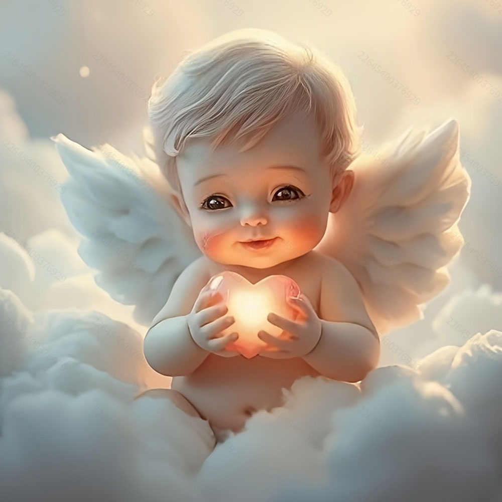 Art Craft Kits For Adults - Love Little Angel Diamond Painting Set