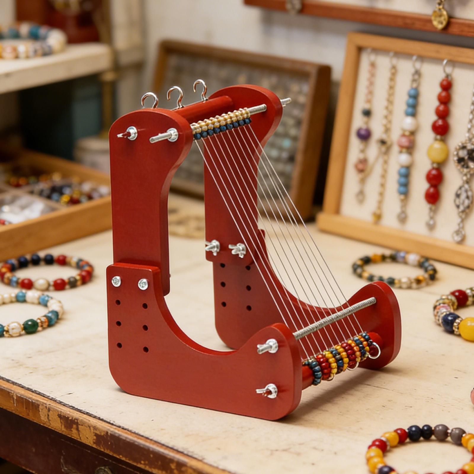 Loom Weaving Frame - Adjustable Bead Loom DIY Accessories Easy