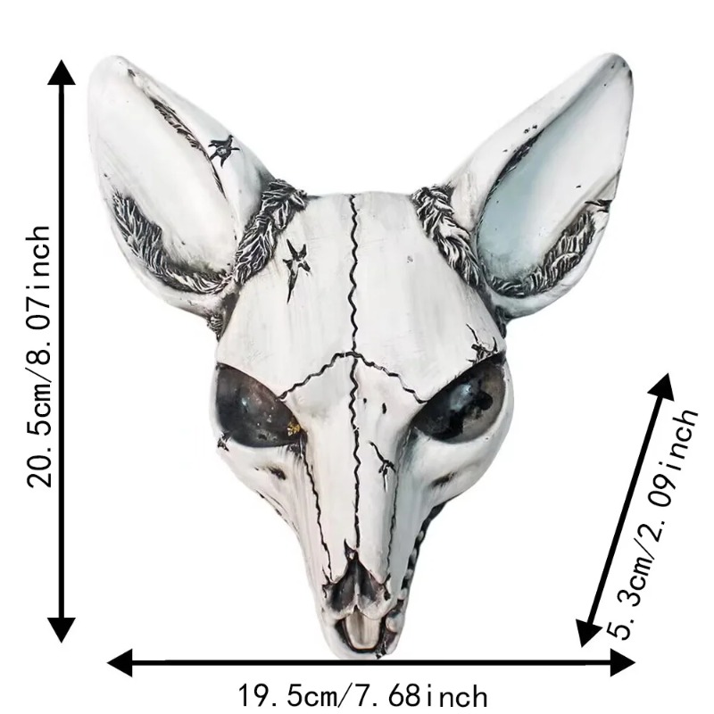 Art Craft Bar - Stereo Fox Skull Wall Hanging -