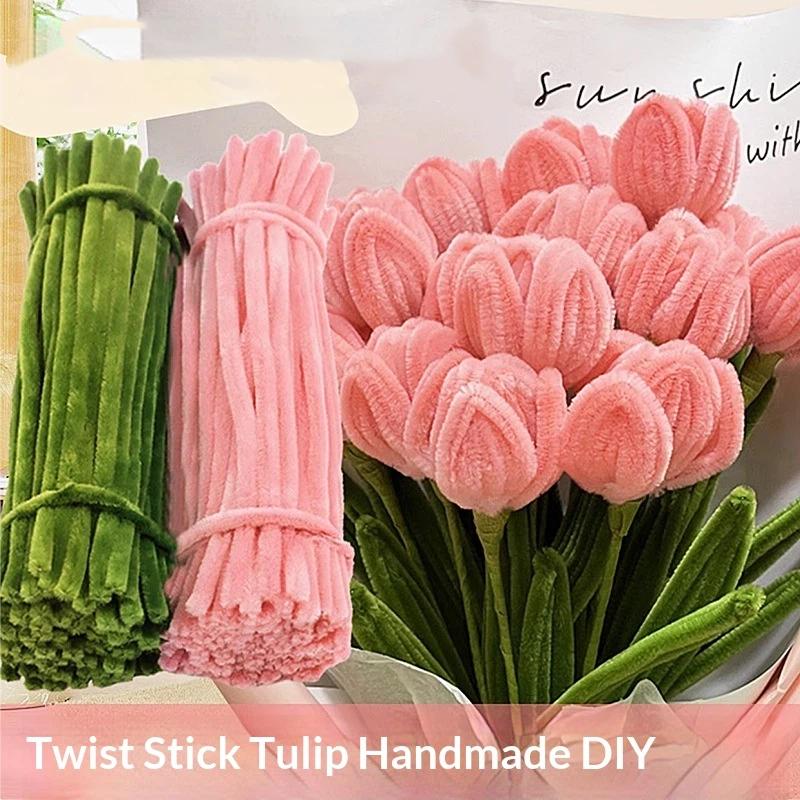 Art Craft Flower Making - 200/300Pcs Chenille Stems 30cm Pipe Cleaners