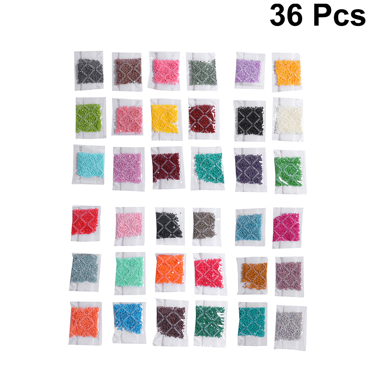 Art Craft Painting - 36pcs Round Diamond Set Resin Rhinestones