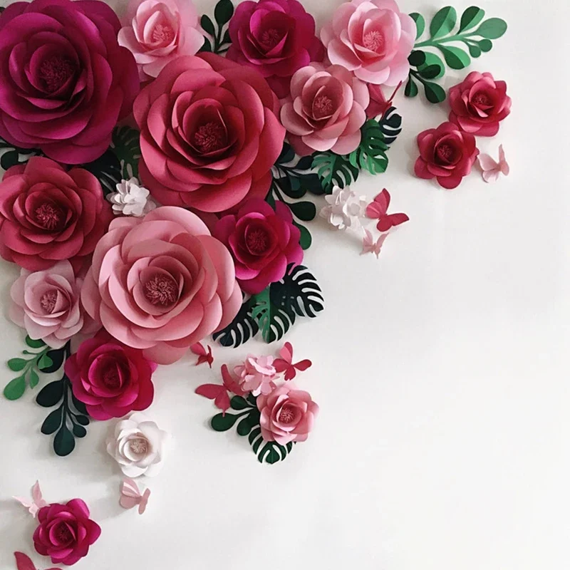 DIY Artificial Large Paper Ros - đánh giá và giá Art And Craft For Nursery
