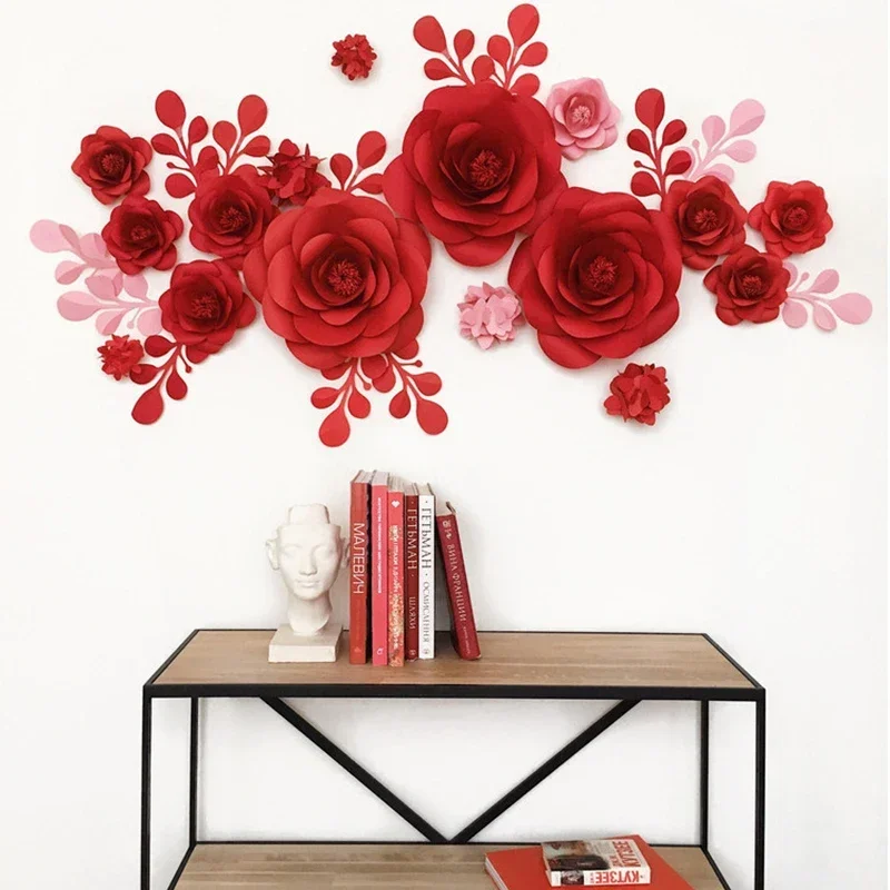 DIY Artificial Large Paper Ros - đánh giá và giá Art And Craft For Nursery