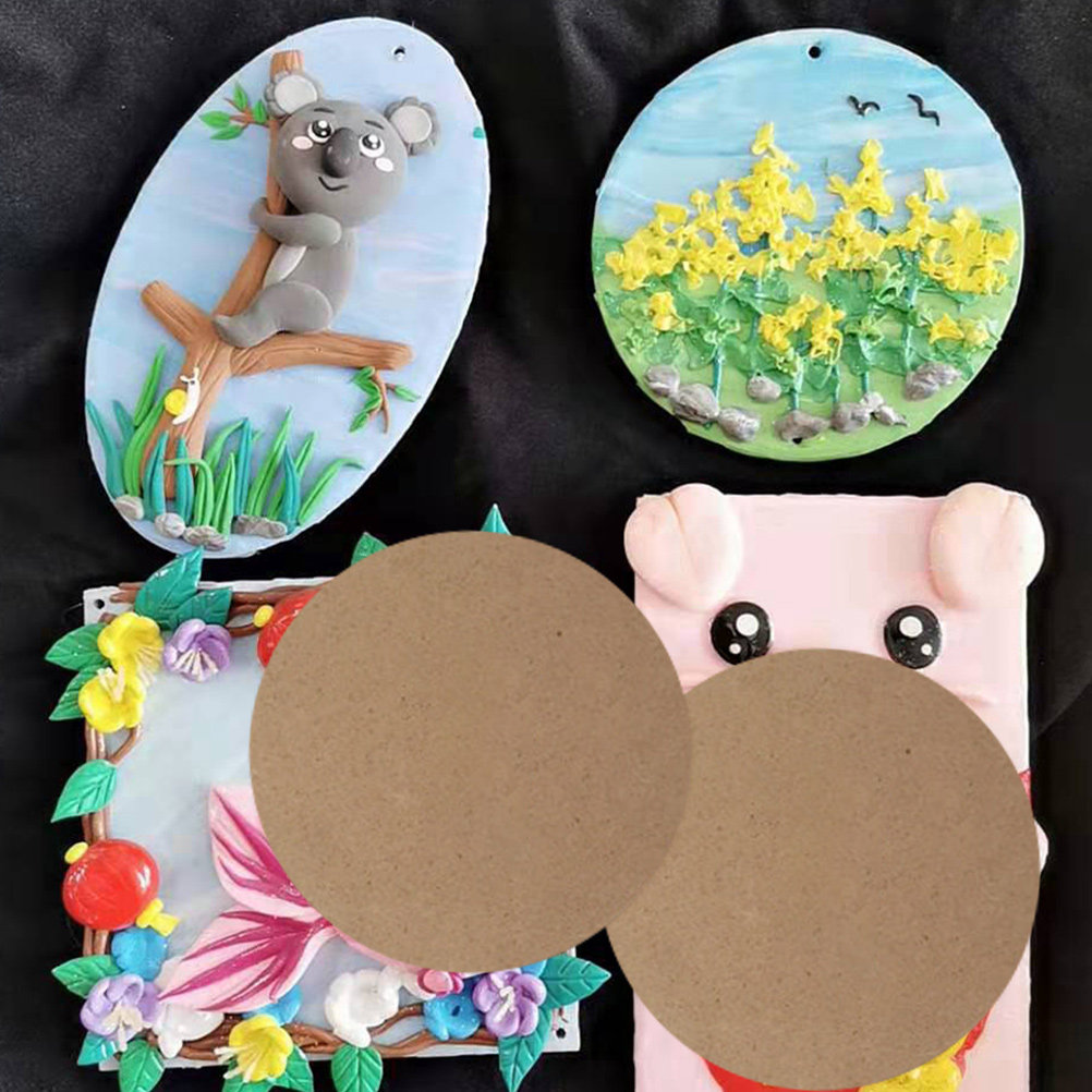 10Pcs Wooden Clay Board Smooth - đánh giá và giá Art Craft Idea