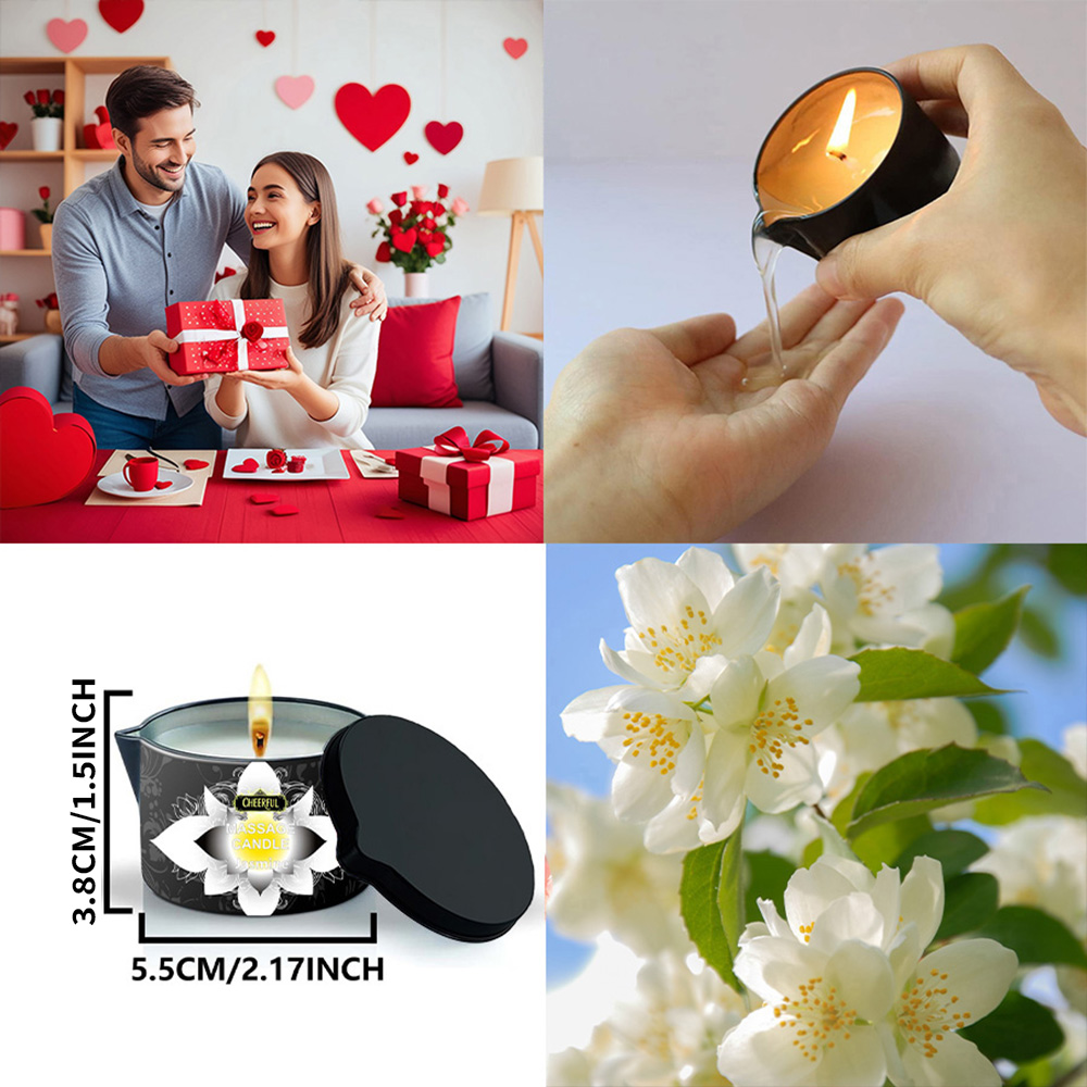 Jasmine Massage Oil Candle, Na - đánh giá và giá Soy Candle Fragrance Oil