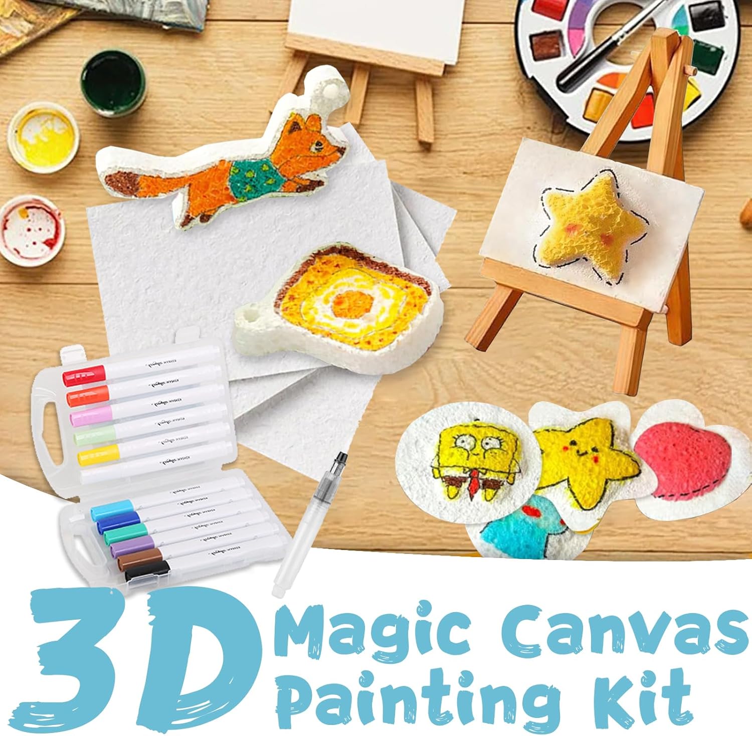3D Puffy Foam Texture Painting - đánh giá và giá Art Craft Education