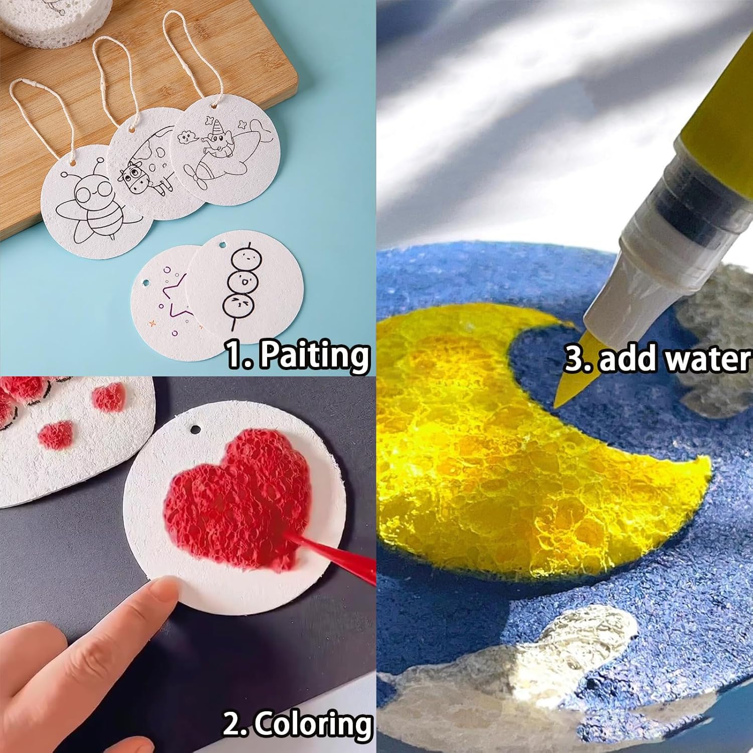 3D Puffy Foam Texture Painting - đánh giá và giá Art Craft Education