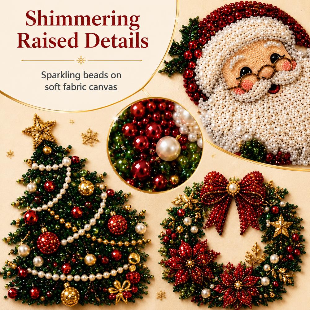 Christmas Santa Claus Pearl Ar - đánh giá và giá Art Craft Kits For Adults