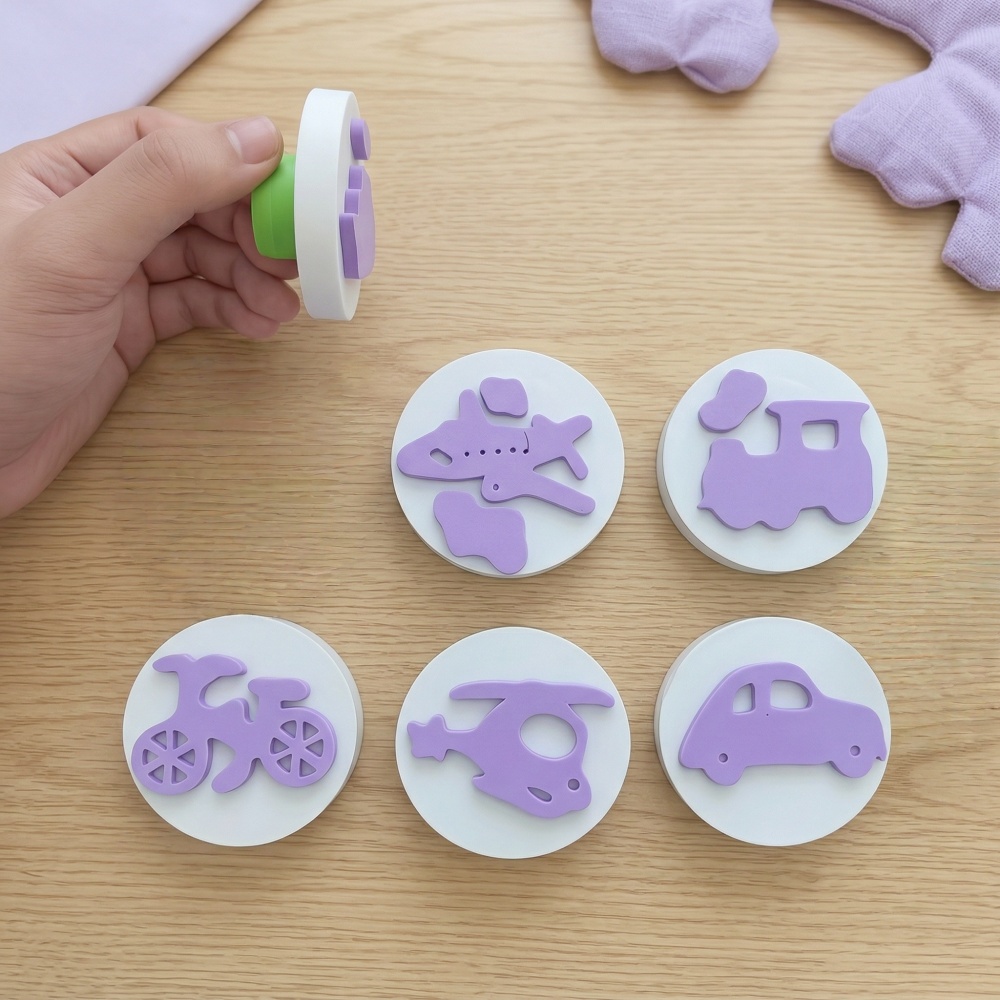 6Pcs EVA Vehicle Foam Stamps,  - đánh giá và giá Art Craft Education