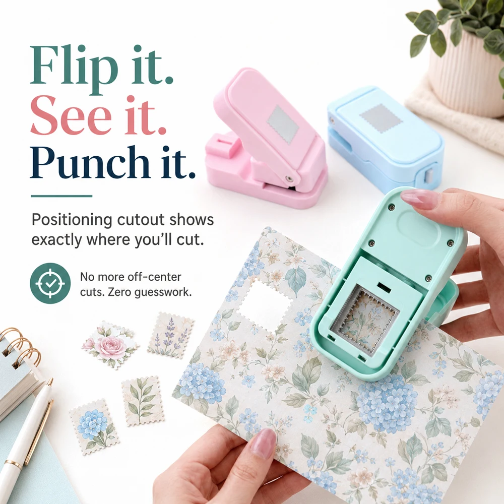 Postage Stamp Edge Paper Punch - đánh giá và giá Art Craft Material