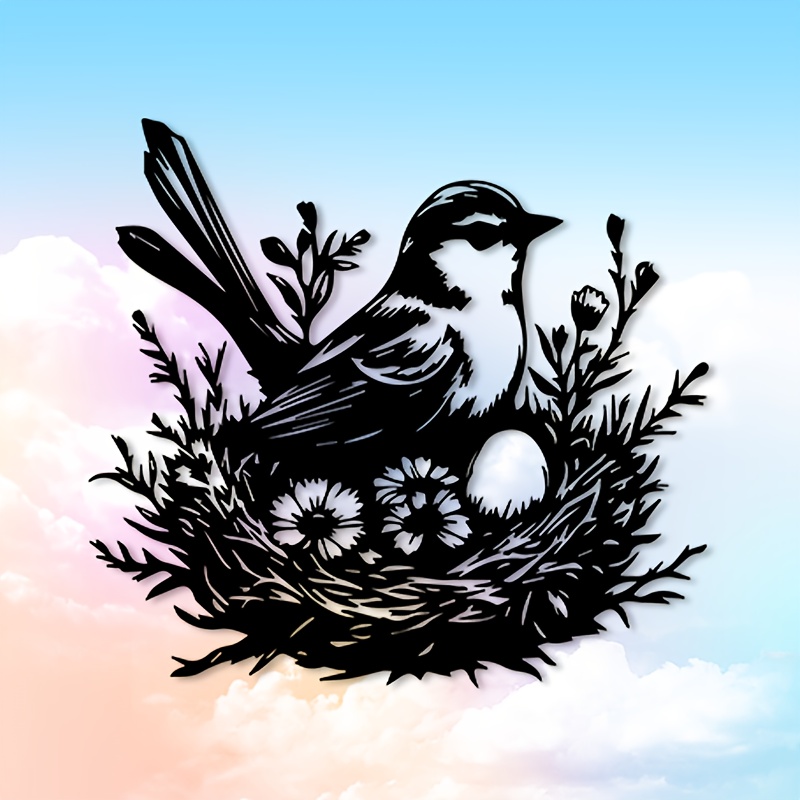 CIFBUY Metal Wall Art Bird Nes - đánh giá và giá Art And Craft For Nursery