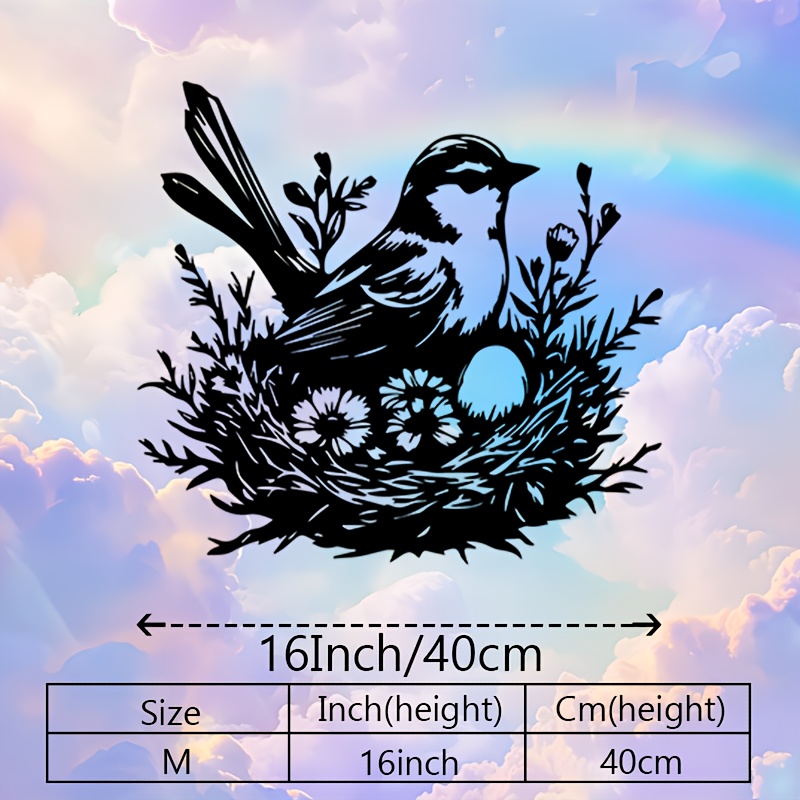 CIFBUY Metal Wall Art Bird Nes - đánh giá và giá Art And Craft For Nursery