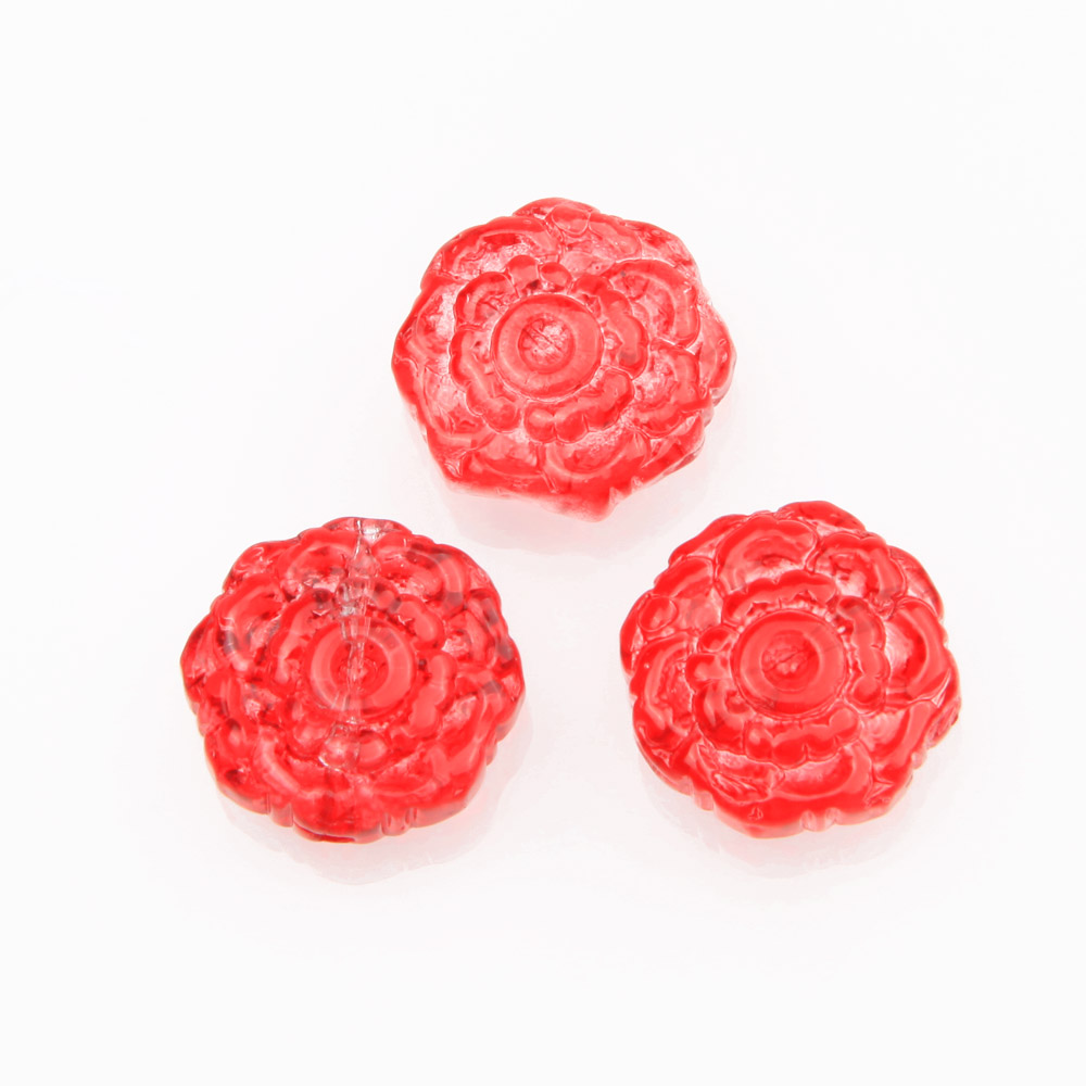 30pcs Glass Rose Flower Beads  - đánh giá và giá Art Craft Flower Making