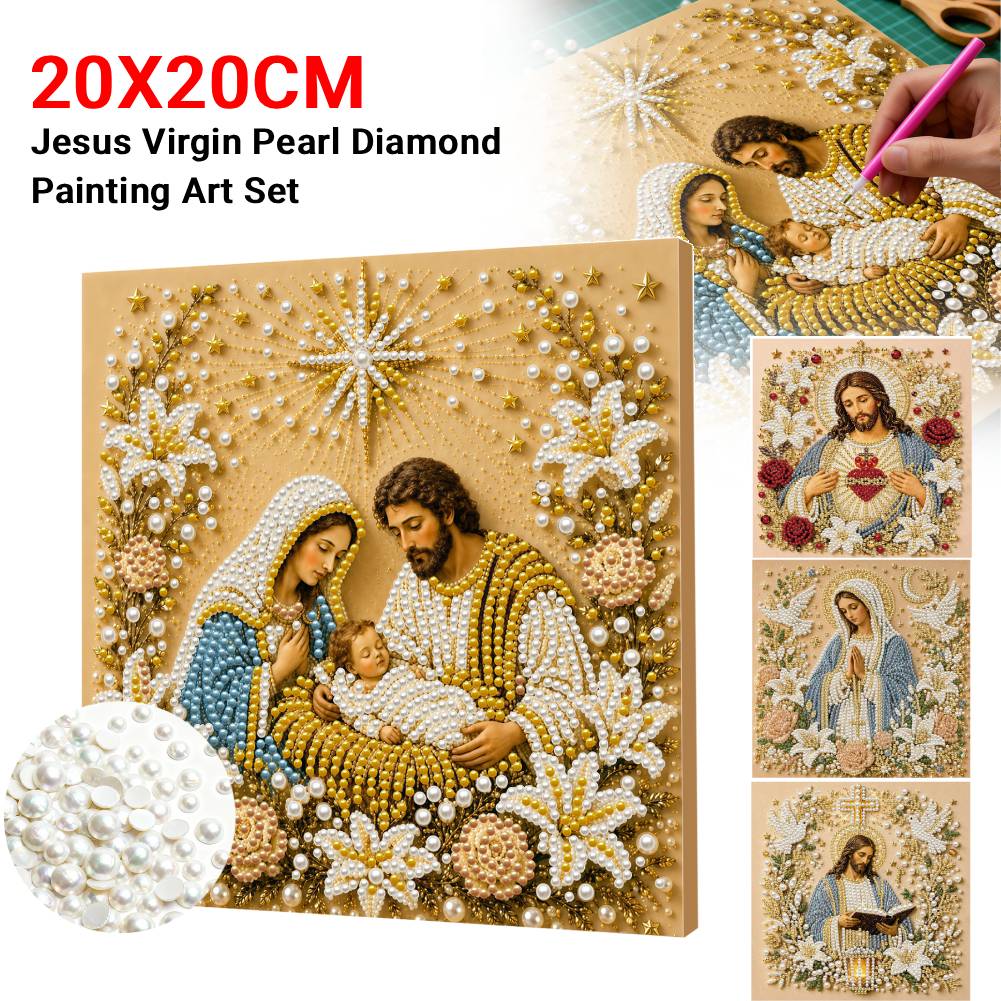 Jesus Virgin Mary DIY Diamond  - đánh giá và giá Art Craft Gifts For Adults
