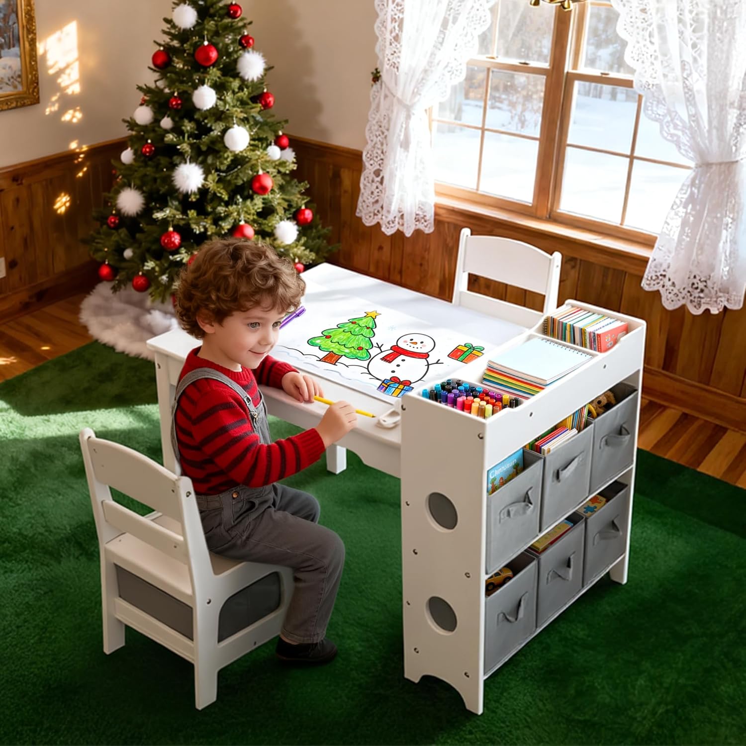 Kids Art Table & Chair Set, Wo - đánh giá và giá Art And Craft For Nursery
