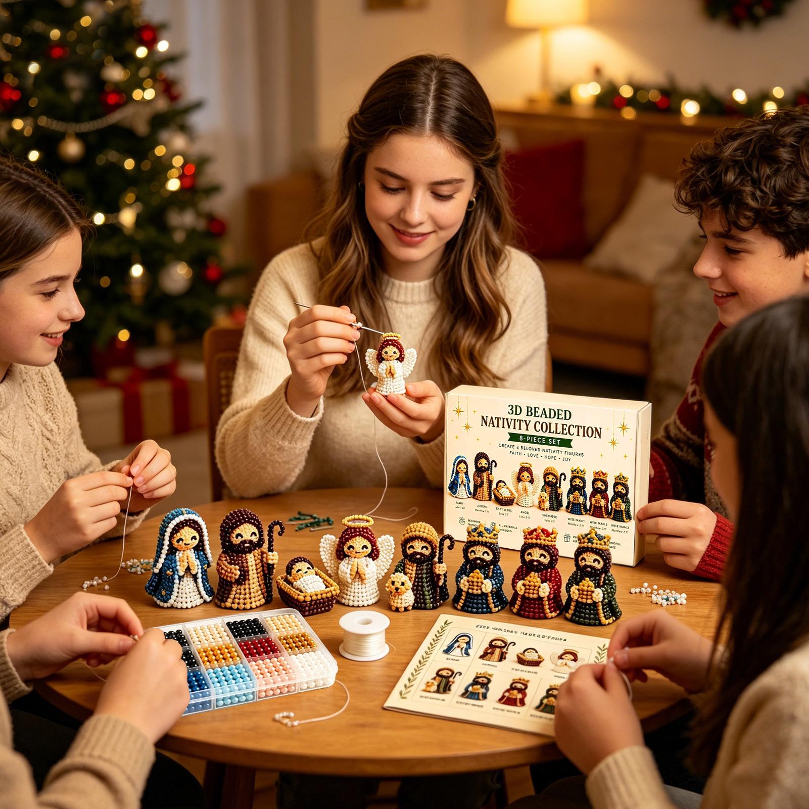 Nativity Bead Art Kit 3D Chris - đánh giá và giá Art Craft Gifts For Adults