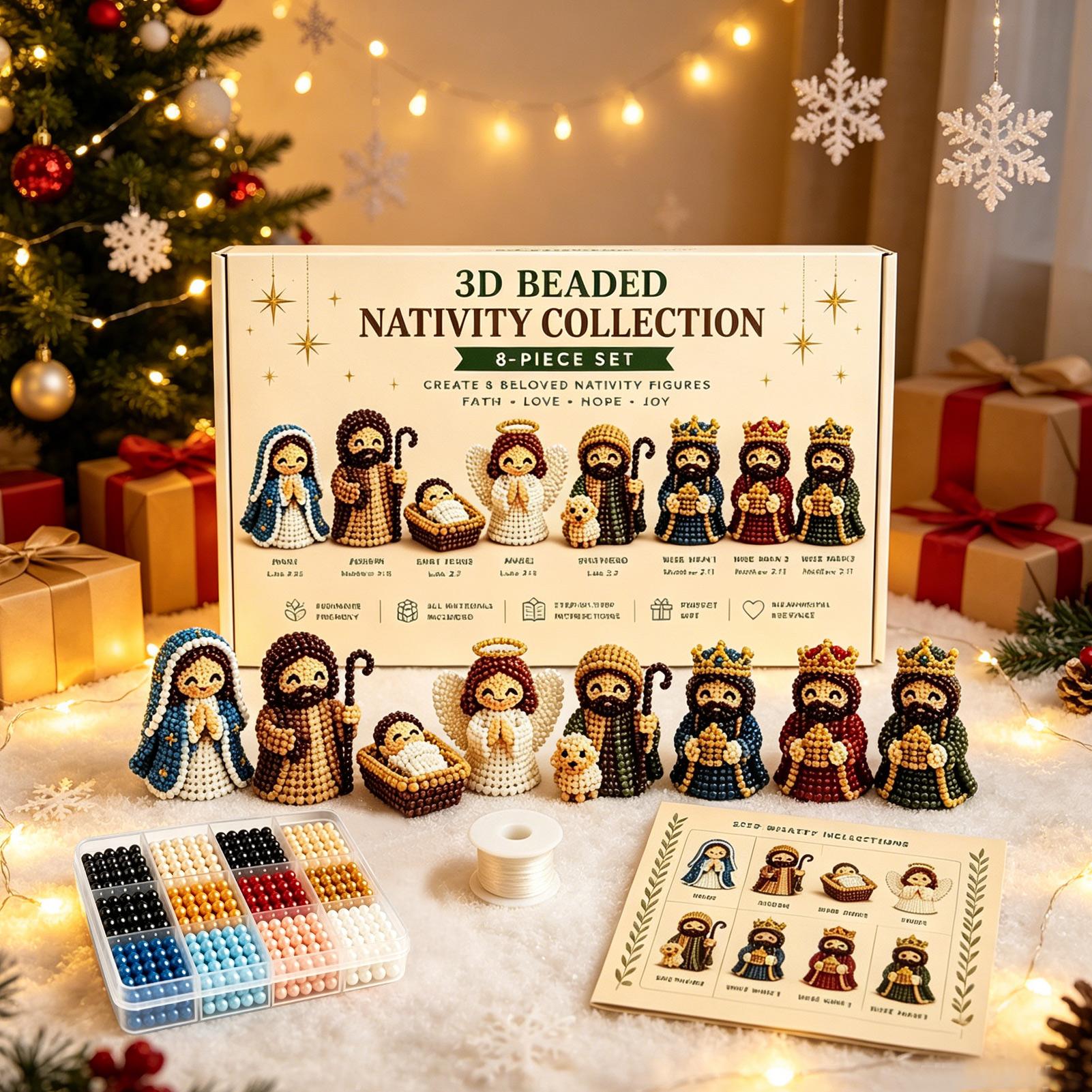Nativity Bead Art Kit 3D Chris - đánh giá và giá Art Craft Gifts For Adults