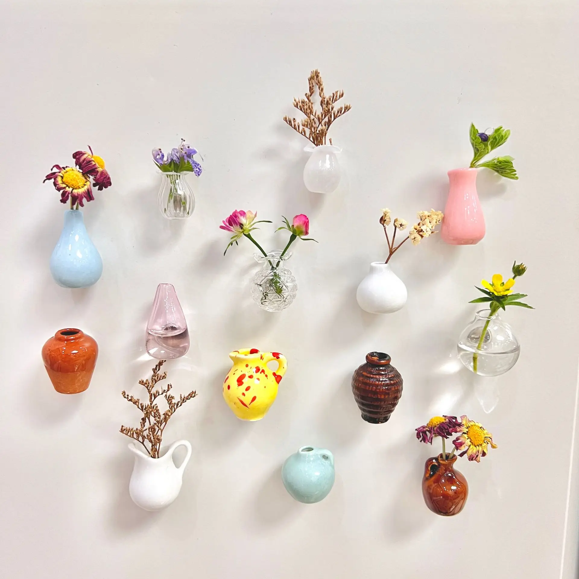 Creative Cute MINI Glass Vase  - đánh giá và giá Art Craft Magnet