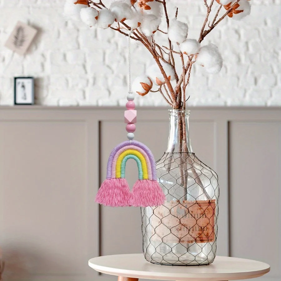 Pink Rainbow Wind Chimes Weavi - đánh giá và giá Art And Craft For Nursery