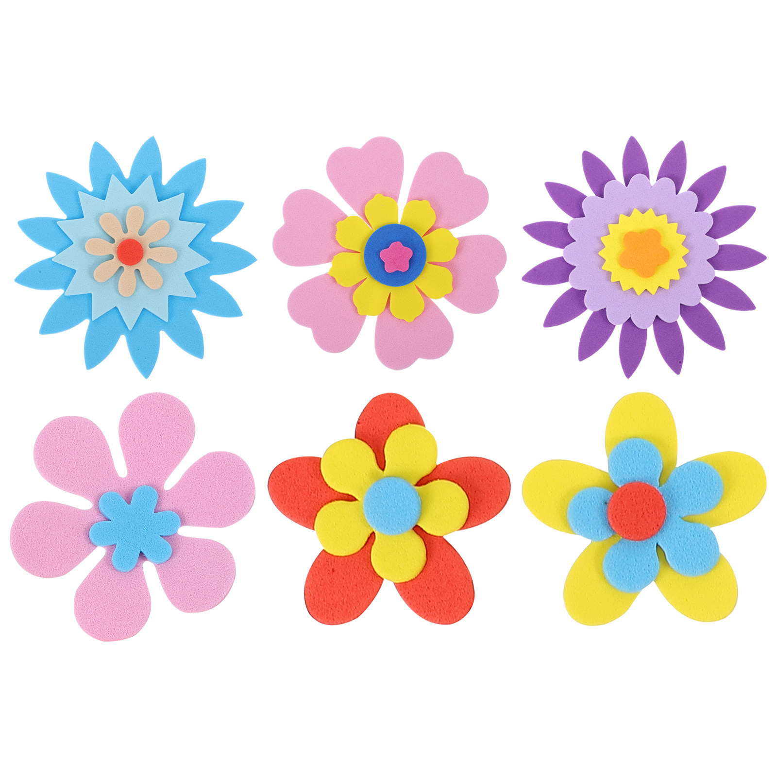 81 Pcs Flower Shapes Sticker E - đánh giá và giá Art Craft Flower Making