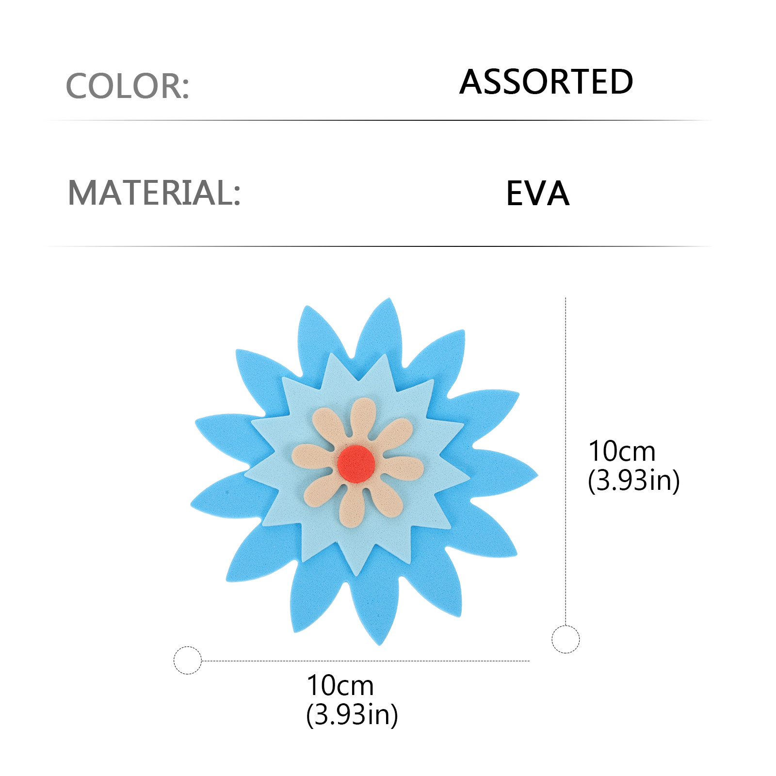 81 Pcs Flower Shapes Sticker E - đánh giá và giá Art Craft Flower Making