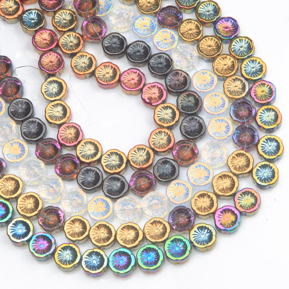 45PCS Flower Glass Beads AB Co - đánh giá và giá Art Craft Flower Making