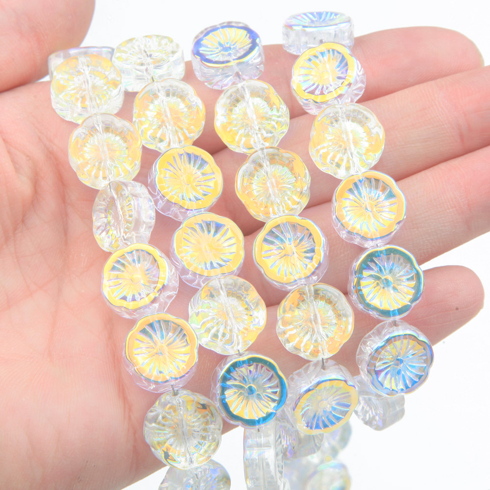 45PCS Flower Glass Beads AB Co - đánh giá và giá Art Craft Flower Making