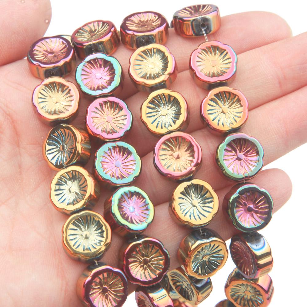 45PCS Flower Glass Beads AB Co - đánh giá và giá Art Craft Flower Making