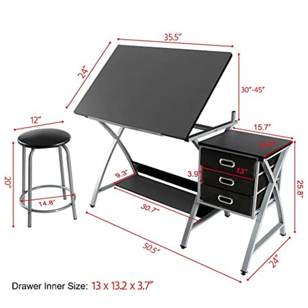 Drafting Tables, Draft Drawing - đánh giá và giá Art Craft And