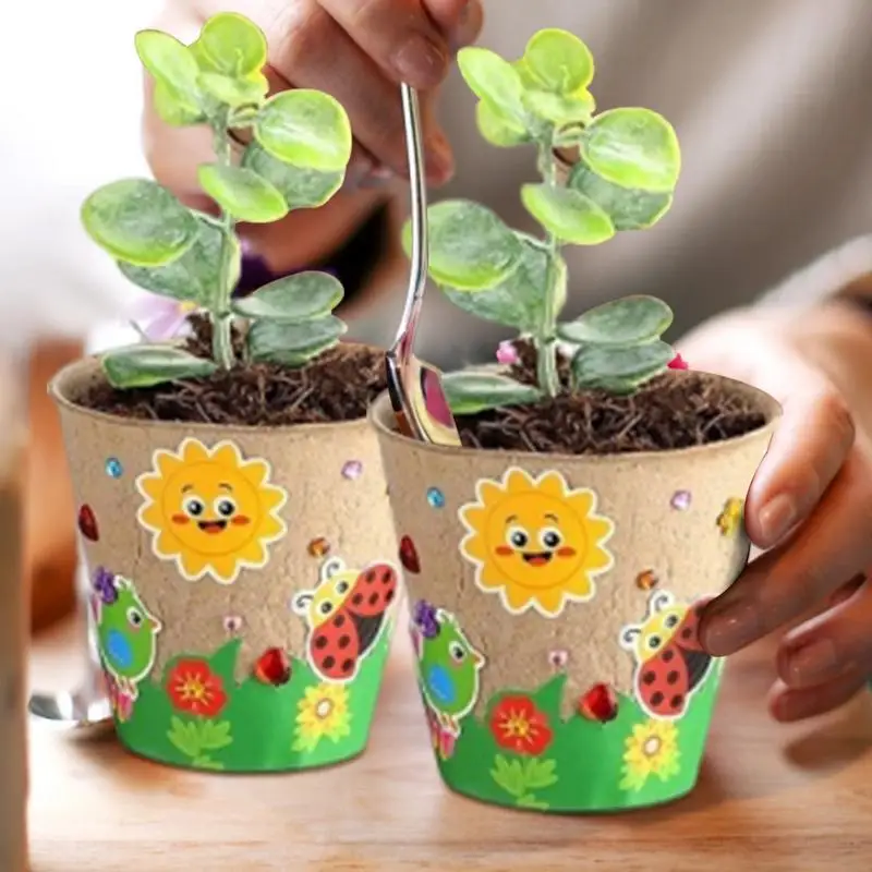 DIY Paper Flower Pot Craft Kit - đánh giá và giá Art And Craft For Nursery