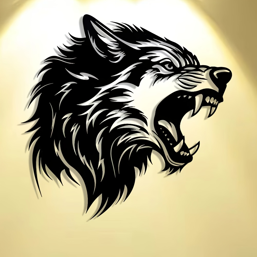CIFBUY Wolf Head Metal Wall Ar - đánh giá và giá Art Craft Bar