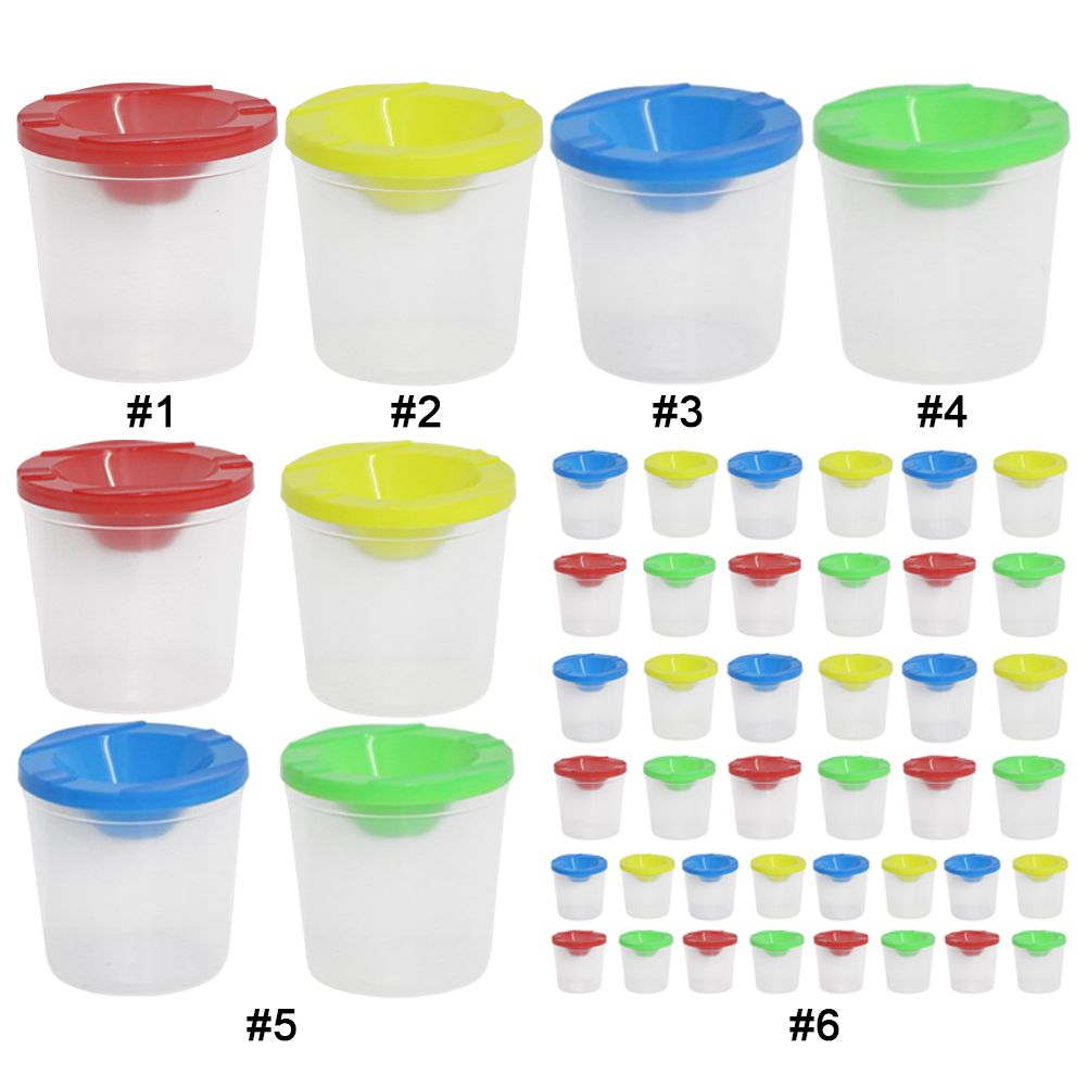 Non-Spill Paint Cups with Colo - đánh giá và giá Art And Craft With Paint