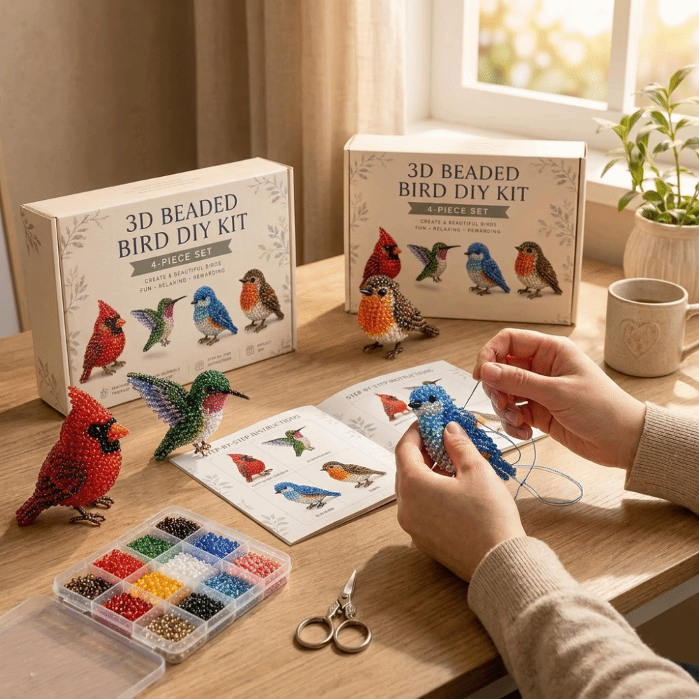 Handmade DIY Animal Bead Embro - đánh giá và giá Art Craft Education