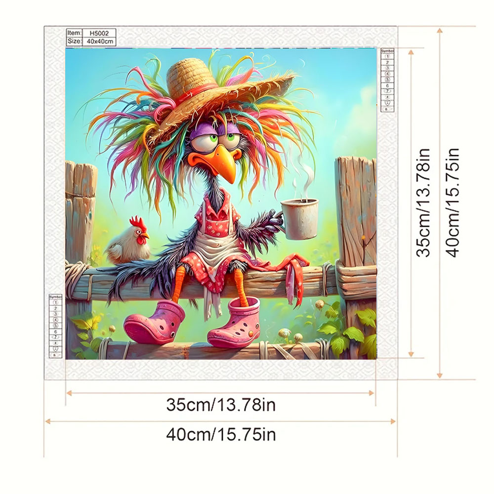 Funny Chicken Pattern Diamond  - đánh giá và giá Art Craft Kits For Adults