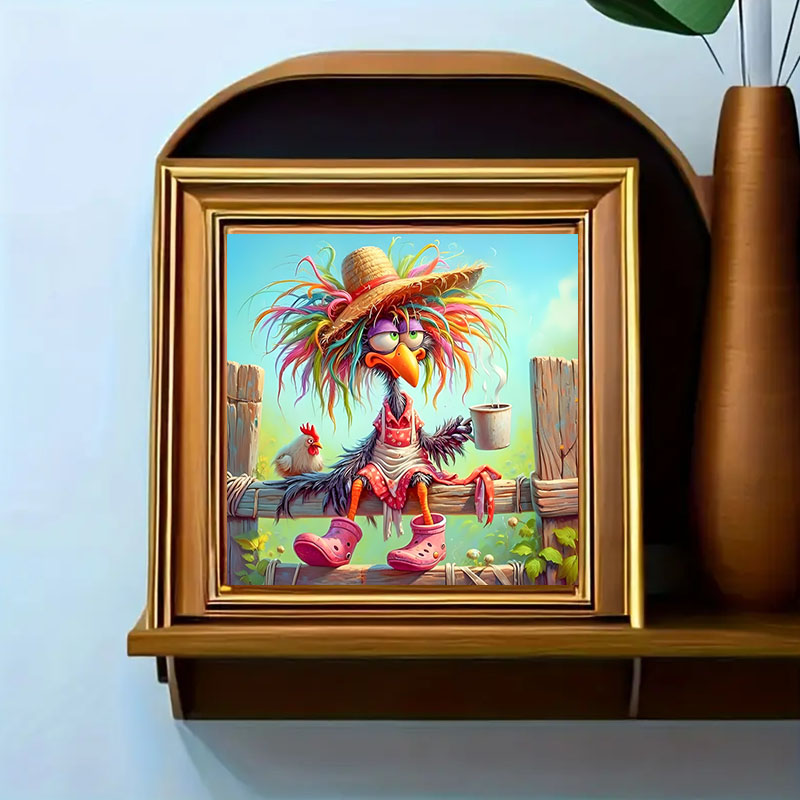 Funny Chicken Pattern Diamond  - đánh giá và giá Art Craft Kits For Adults