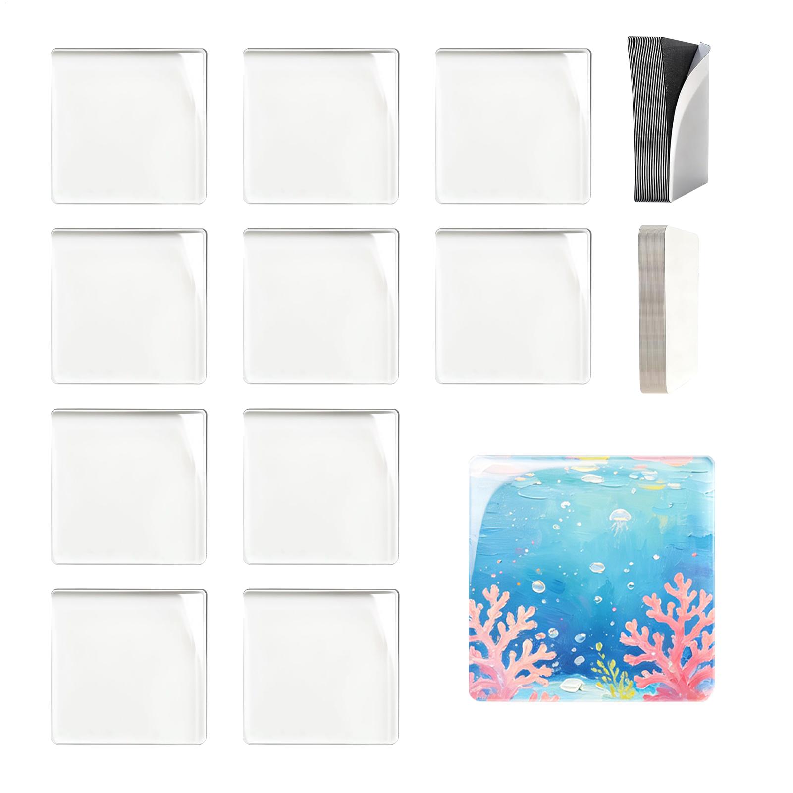 Square Acrylic DIY Fridge Magn - đánh giá và giá Art Craft Magnet