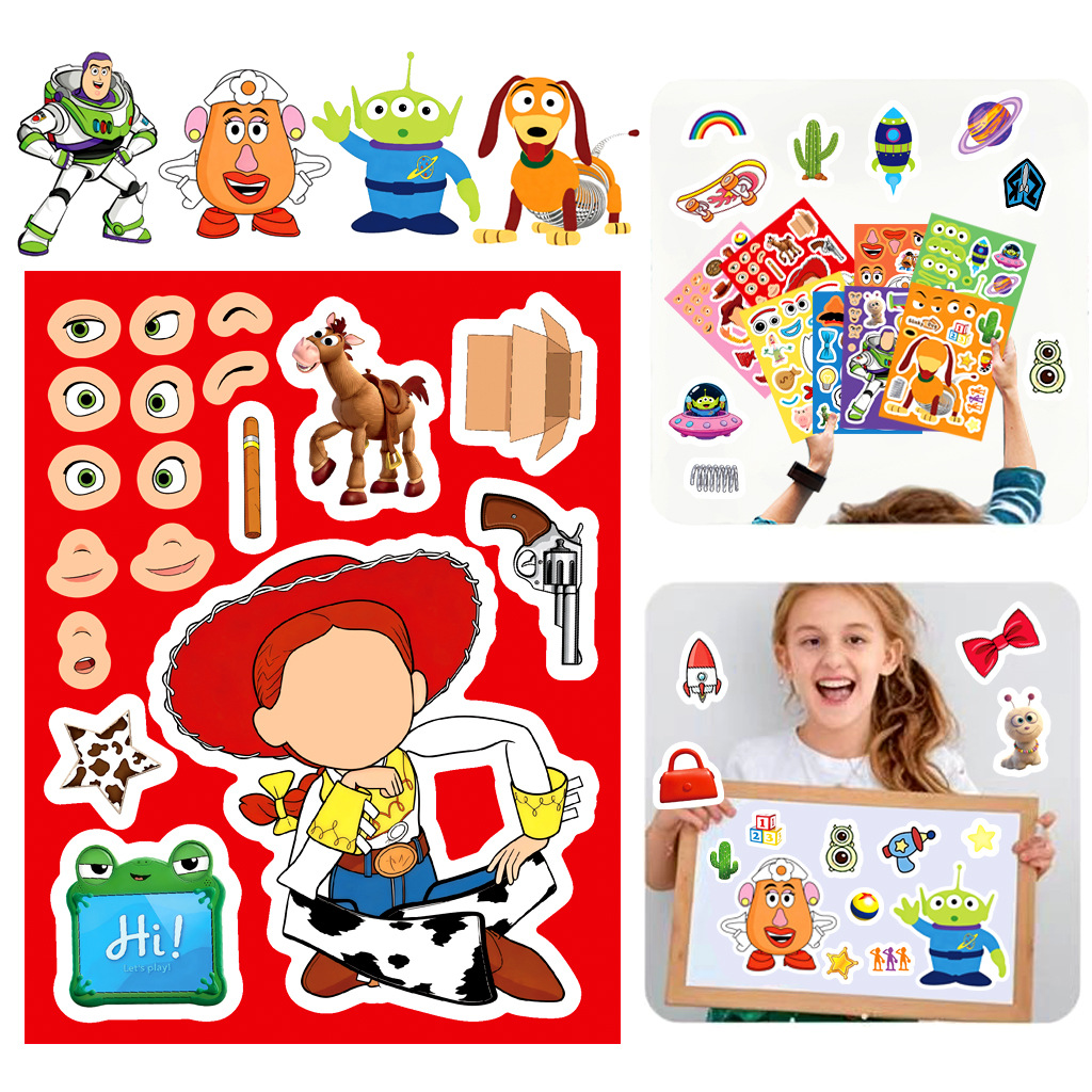Toy Story 5 Make a Face Sticke - đánh giá và giá Art Craft Material