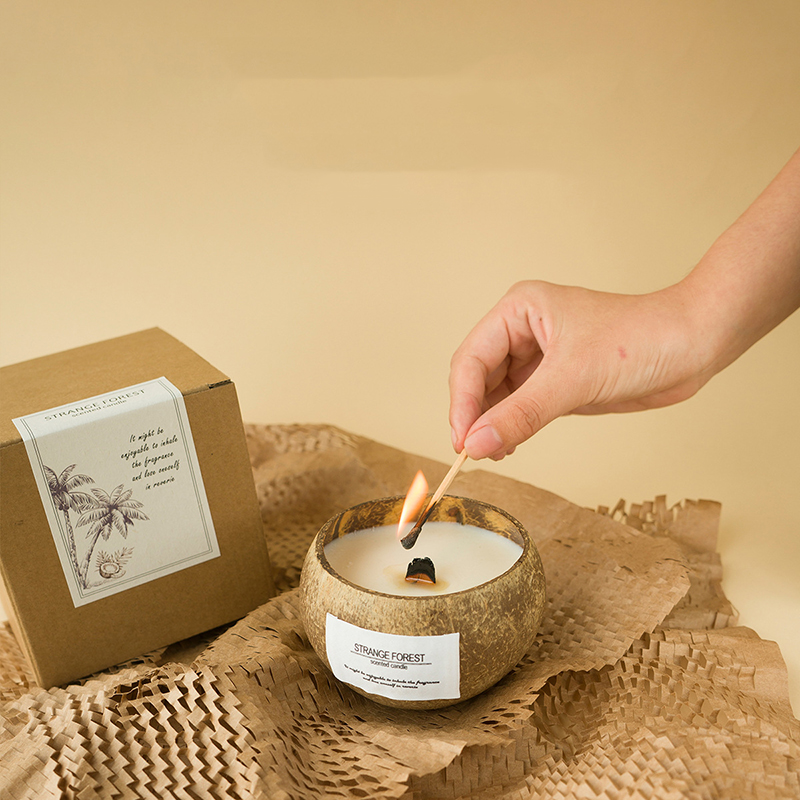 Coconut Shell Aromatherapy Can - đánh giá và giá Soy Candle Fragrance Oil