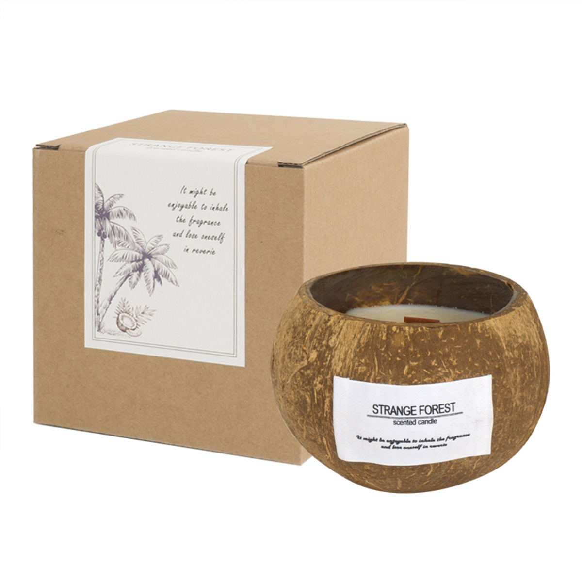 Coconut Shell Aromatherapy Can - đánh giá và giá Soy Candle Fragrance Oil