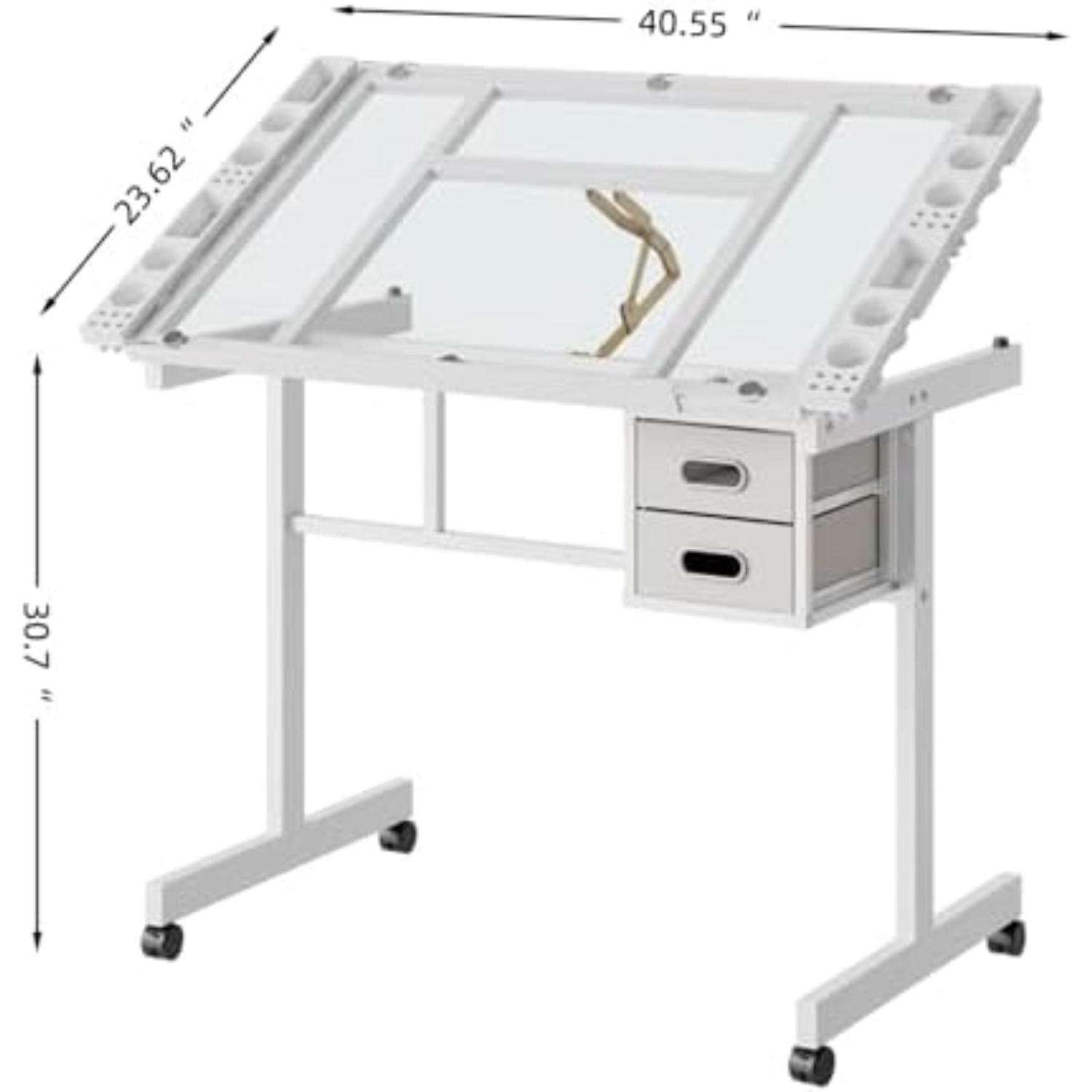 Rolling Drafting Table Desk, P - đánh giá và giá Art Craft And