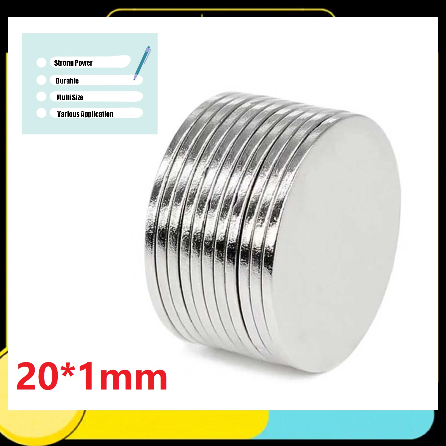 20x1mm Refrigerator Magnets, W - đánh giá và giá Art Craft Magnet